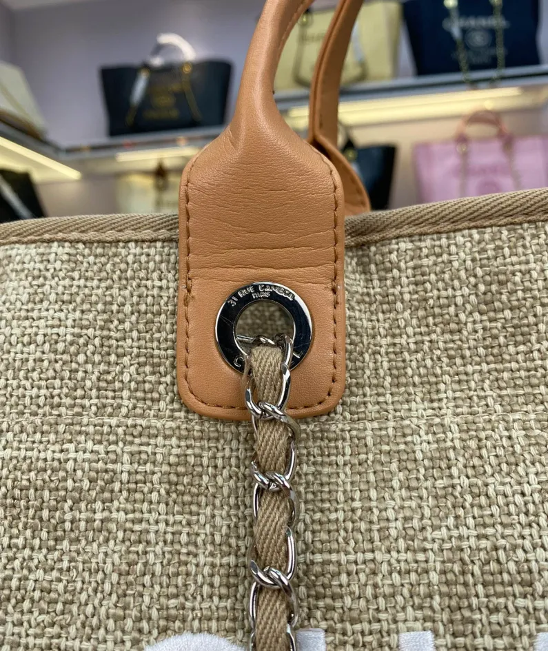 Chanel Shoulder Bag Size: 38*20*30cm Style: 8818 Apricot