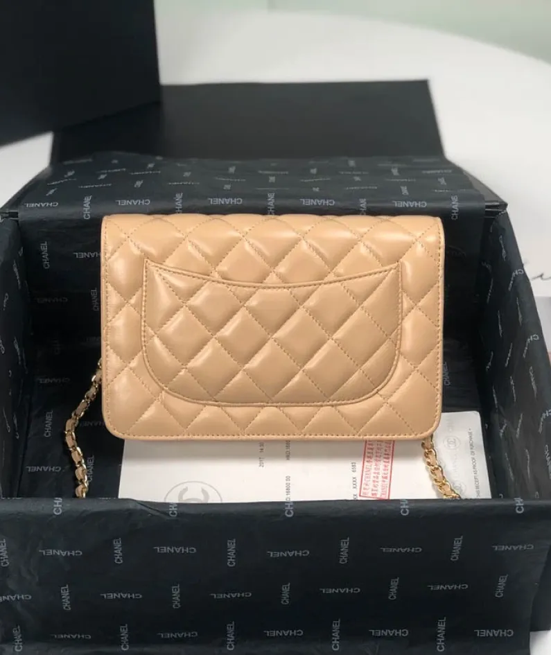 Lambskin Shoulder Chain Bag Style Number: 33814