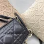 Dior Lady Dior in five-compartment lambskin detail