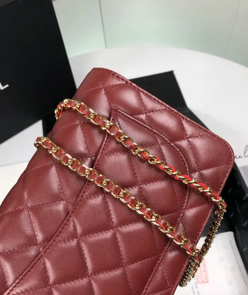 Lambskin Shoulder Chain Bag Style Number: 33814