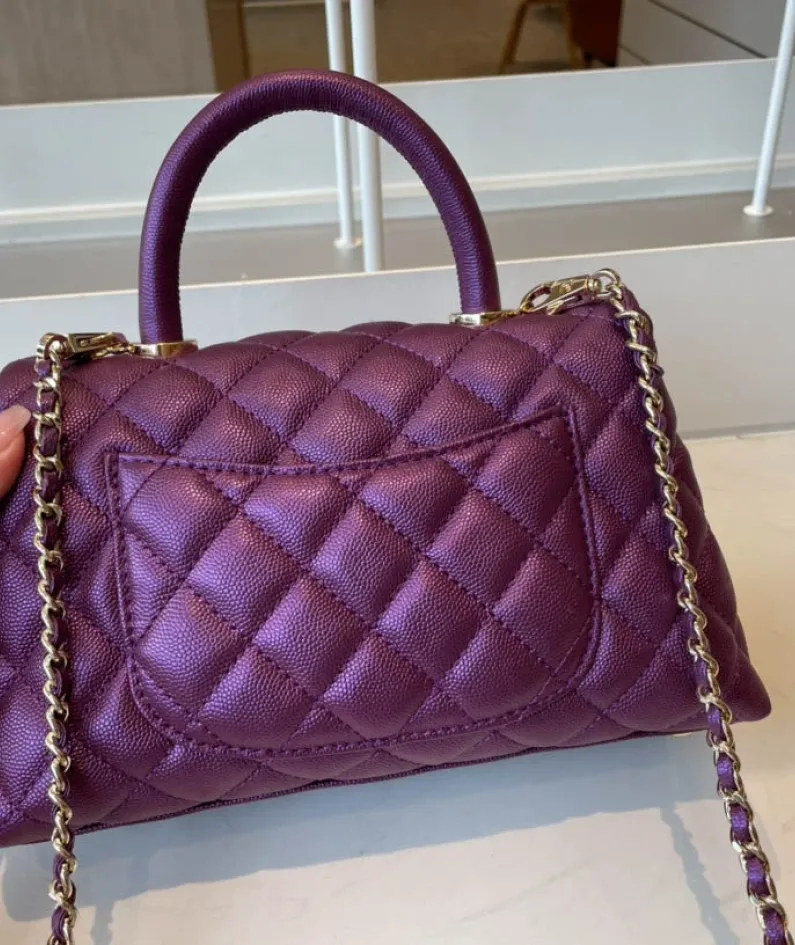 Chanel Pearl Purple Size: 23cm
