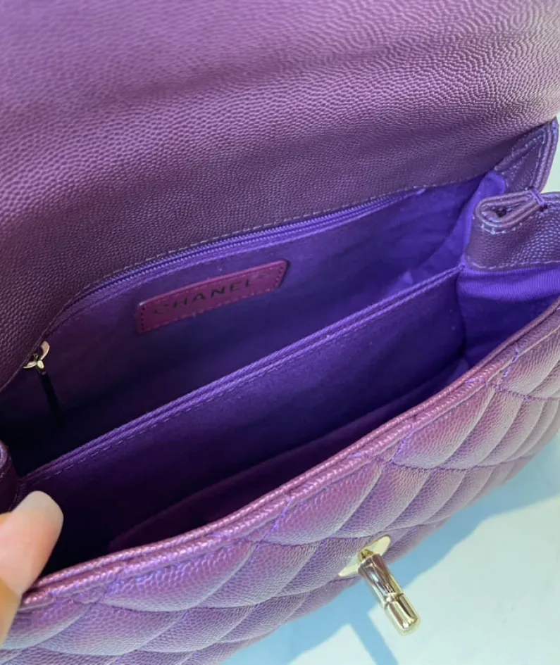 Chanel Pearl Purple Size: 23cm