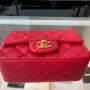 Light Silver Metal Bag Size: 17cm Ident No.: 01115