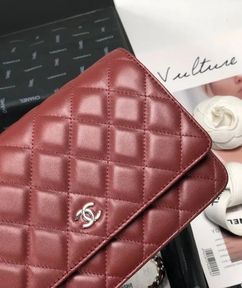 Lambskin Shoulder Chain Bag Style Number: 33814