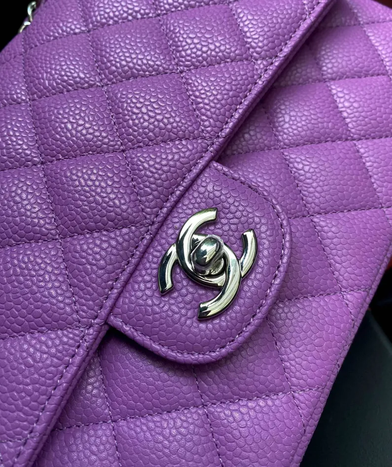 Cowhide Ball Pattern Purple Model: -A01112 Size: -25.5*15.5*6.5