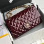 Chanel Patent Leather Pouch Model: 1116 size: 20cm