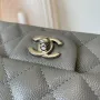 Light Silver Metal Bag Size: 20cm Ident No.: 01116