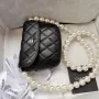 CHANEL round chain bag
