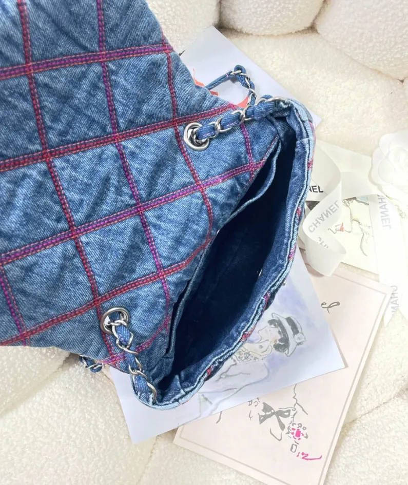 Denim Saddle Bag Model: 3188 Size: 22cm