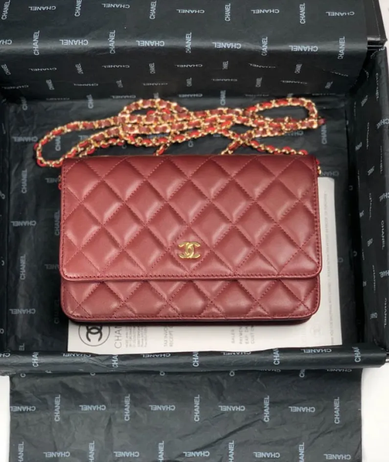 Lambskin Shoulder Chain Bag Style Number: 33814