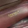 CHANEL Pearl Ball Size: 19x7x14cm Style Number: 93749 Deep Maroon