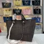 Chanel Shoulder Bag Size: 38*20*30cm Style: 8818 Dark Grey