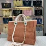 Chanel Shoulder Bag Size: 38*20*30cm Model Number: 8818 Light Plum Red