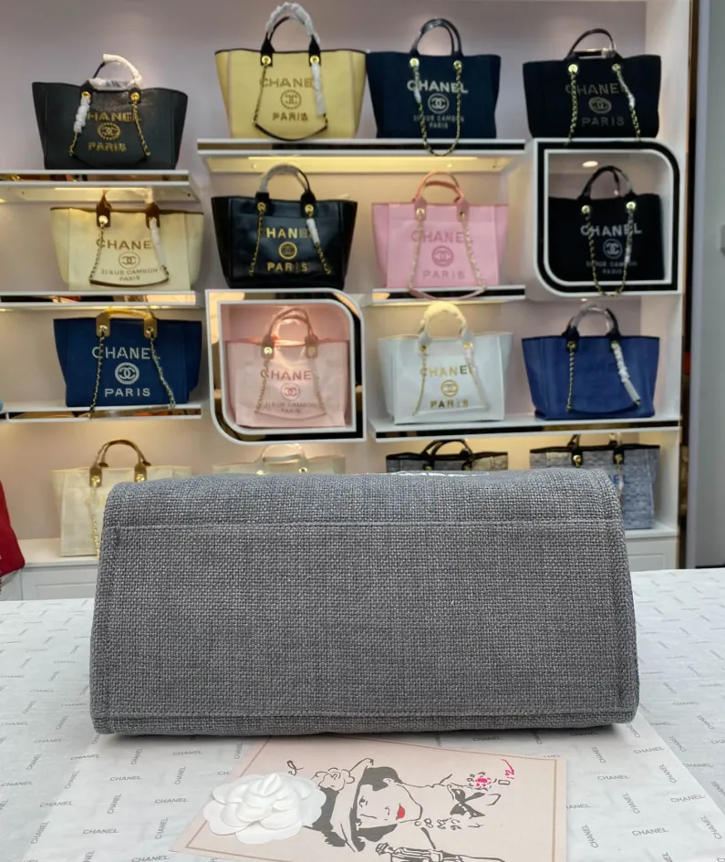 Chanel Shoulder Bag Size: 38*20*30cm Style: 8818 Grey