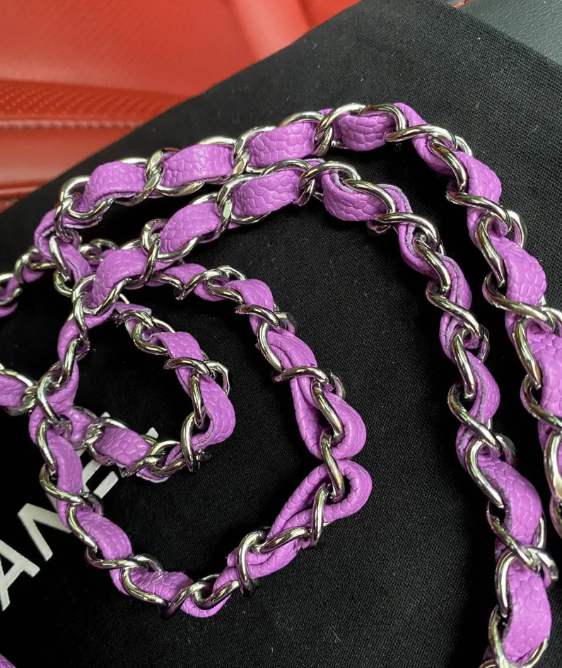 Cowhide Ball Pattern Purple Model: -A01112 Size: -25.5*15.5*6.5