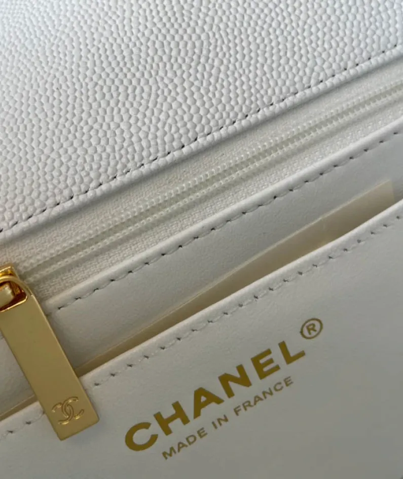 Light Silver Metal Bag Size: 17cm Ident No.: 01115