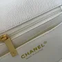 Light Silver Metal Bag Size: 17cm Ident No.: 01115