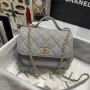 CHANEL pearl ball size: 19x7x14cm model number 93749 gray