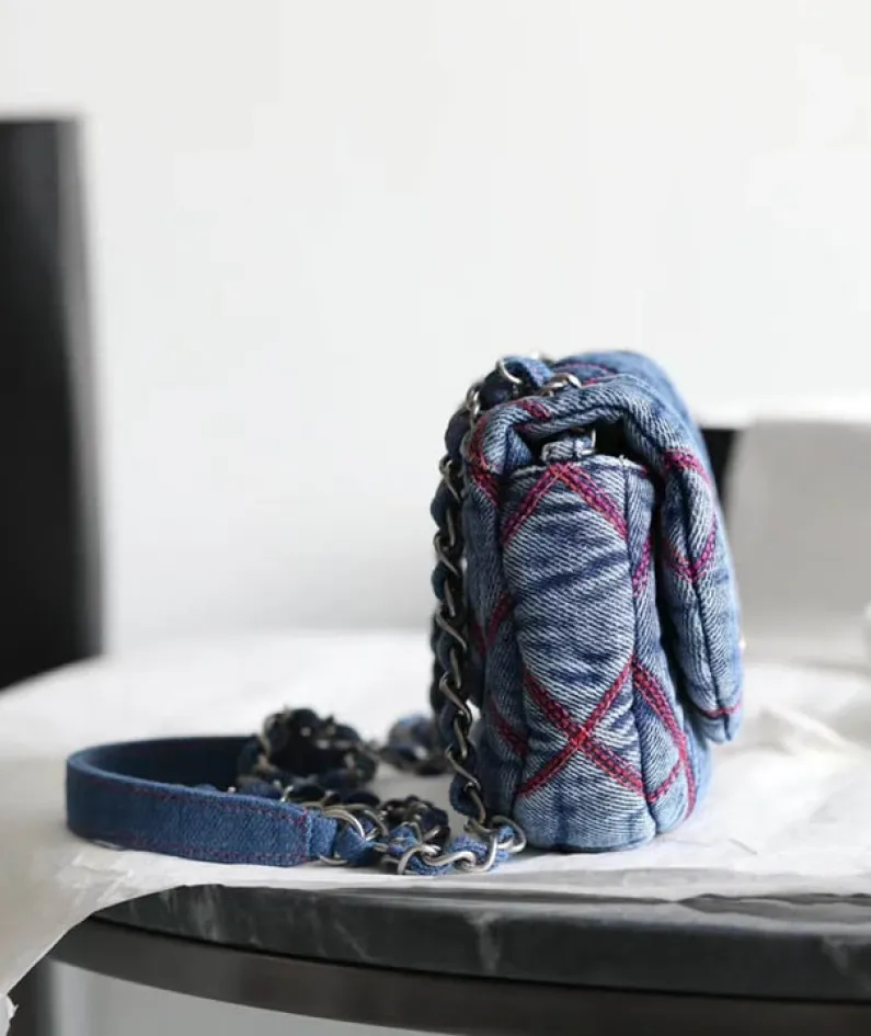 Denim Saddle Bag Size: 18*14*6.5*cm Model Number: 3187