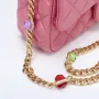 Chanel Stone Chain Bag Size: 21/13/6 Style: 611