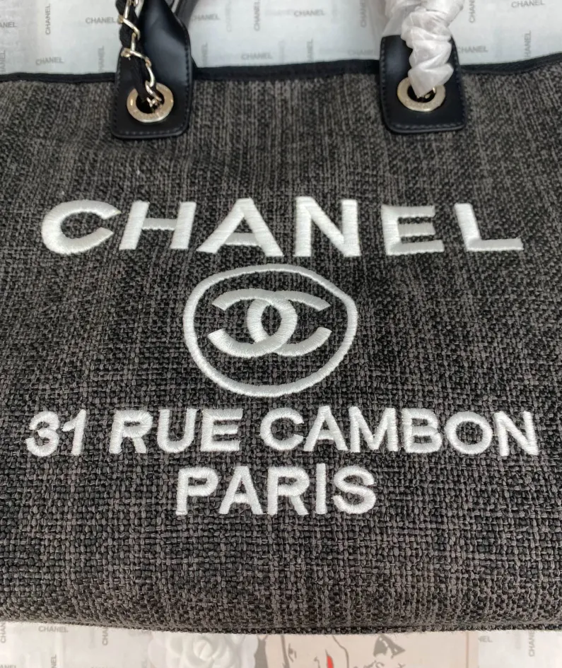 Chanel Shoulder Bag Size: 38*20*30cm Style: 8818 Dark Grey