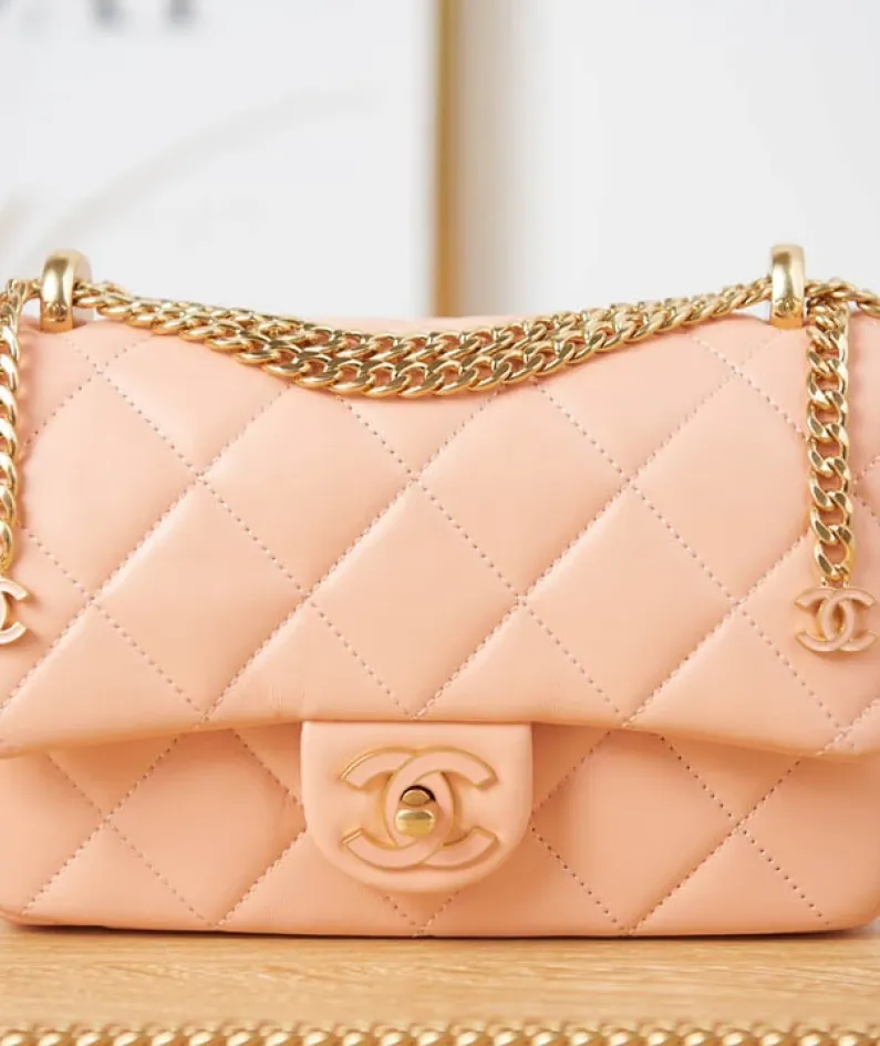 Chanel One Shoulder Crossbody Model Number: AS3114 Size: 16-22-7cm