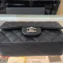 Light Silver Metal Bag Size: 20cm Ident No.: 01116