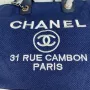 Chanel Shoulder Bag Size: 38*20*30cm Style: 8818 Dark Blue Denim