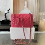 Light Silver Metal Bag Size: 20cm Ident No.: 01116