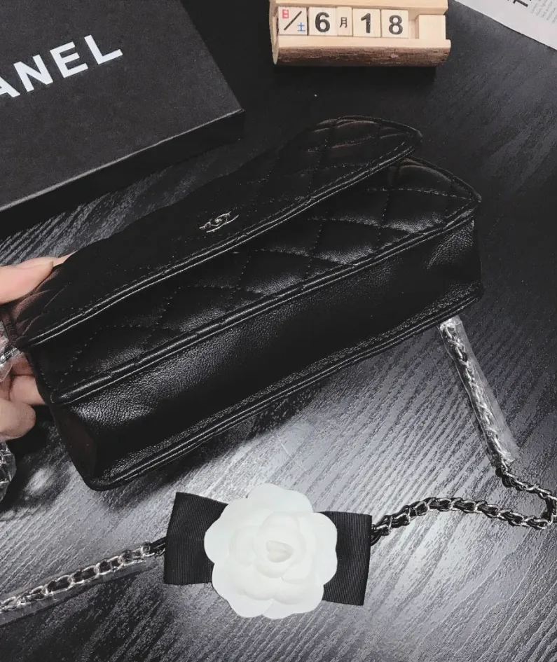 chanel sheepskin chain bag Size: 19/12/5