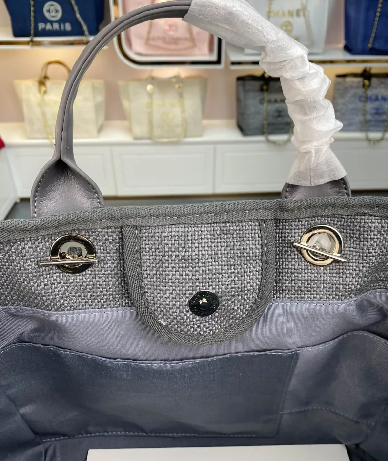 Chanel Shoulder Bag Size: 38*20*30cm Style: 8818 Grey