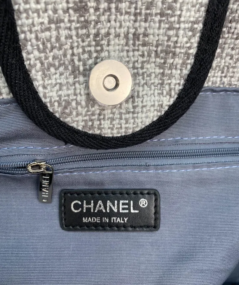 Chanel Shoulder Bag Size: 38*20*30cm Style: 8818 Light Grey