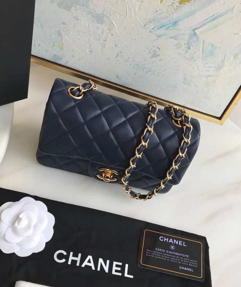 Lambskin Small Bag Size:20X13x7cm Model: 1116