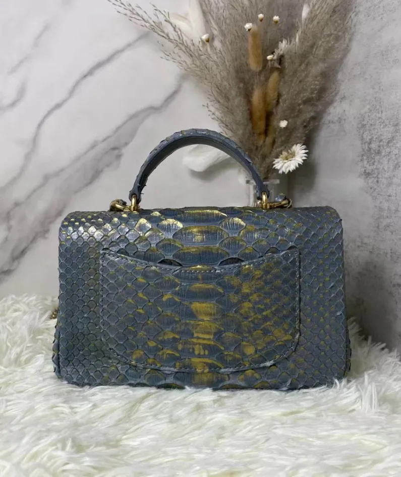 Cover Bag Handle Full Copper Vintage Gold Size: X6X13cm Ident No.: 2431