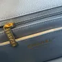 Light Silver Metal Bag Size: 17cm Ident No.: 01115