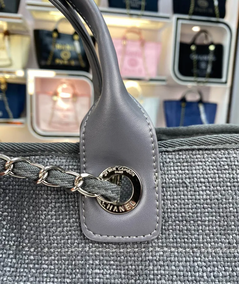 Chanel Shoulder Bag Size: 38*20*30cm Style: 8818 Grey