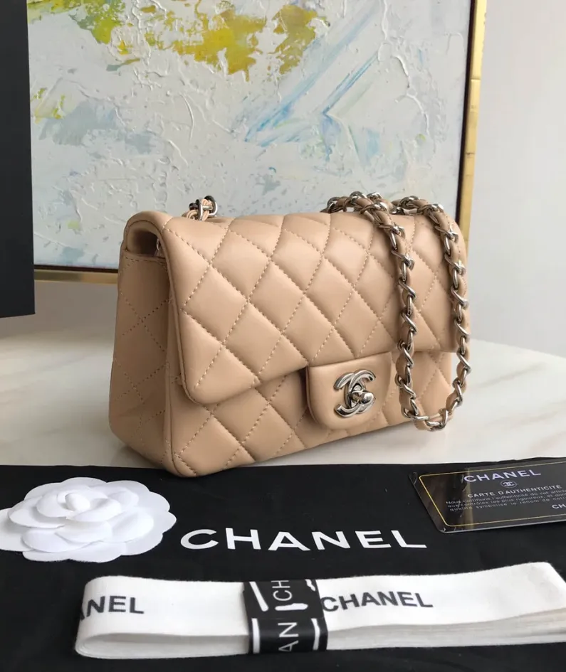 Lambskin Small Bag Size:20X13x7cm Model: 1116