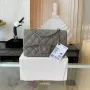 Light Silver Metal Bag Size: 20cm Ident No.: 01116