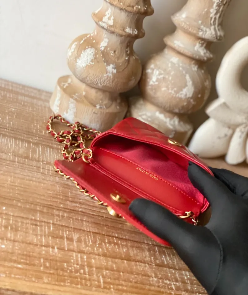 Chanel size: 12.5cm, style: 81228 red