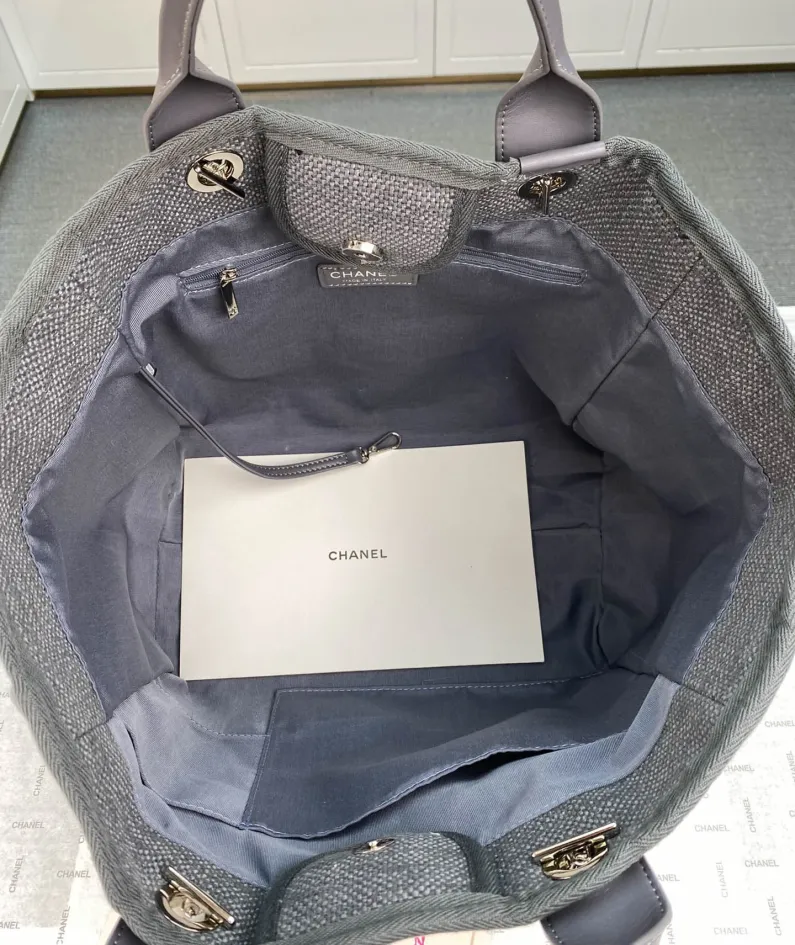 Chanel Shoulder Bag Size: 38*20*30cm Style: 8818 Grey
