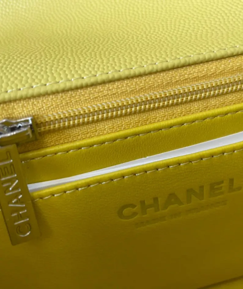 Light Silver Metal Bag Size: 20cm Ident No.: 01116