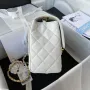 Chanel sheepskin size: 18X19.5X9.5cm