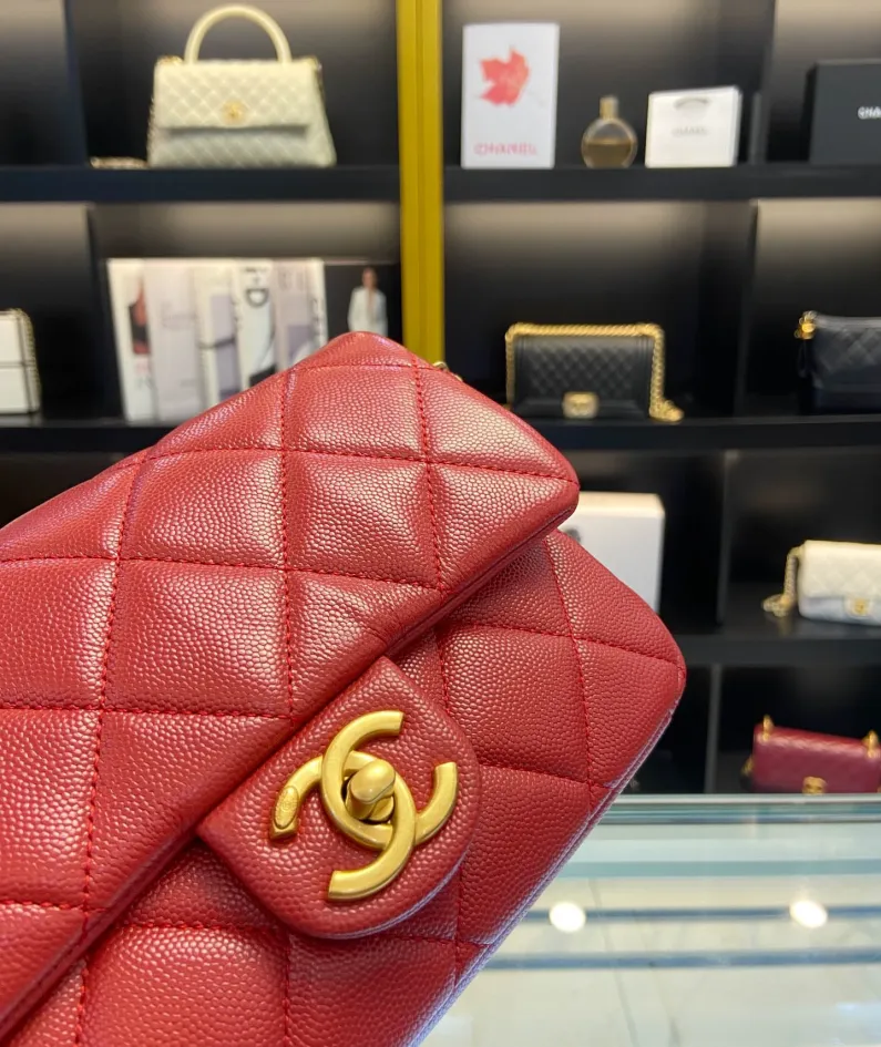 Chanel size: 21x14x6.5cm