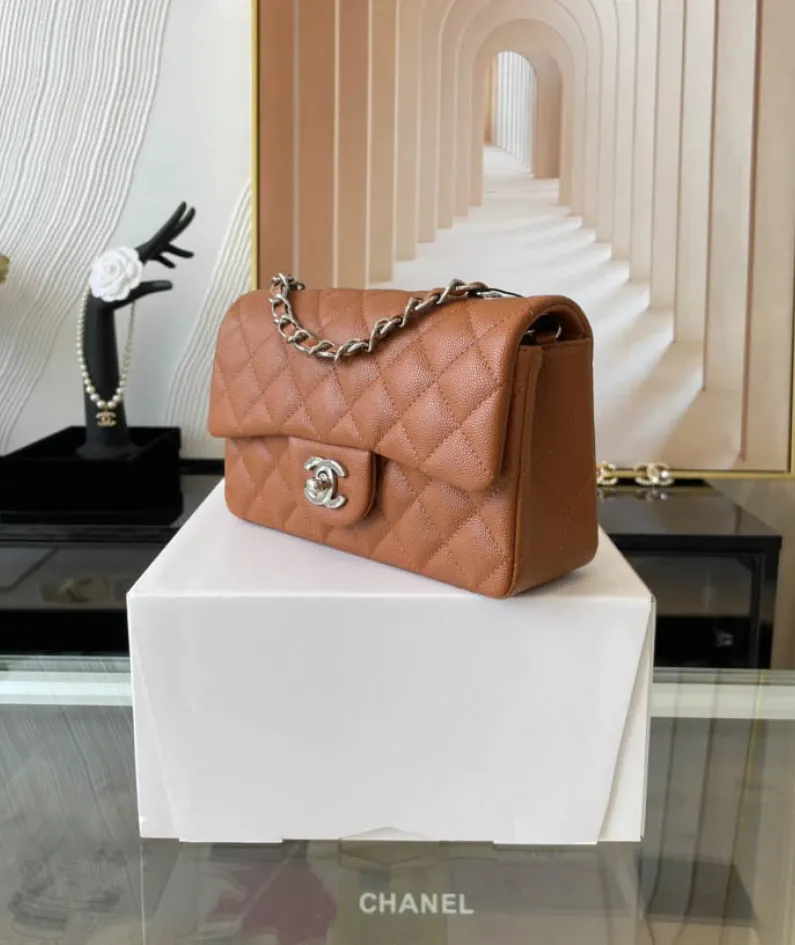 Light Silver Metal Bag Size: 20cm Ident No.: 01116