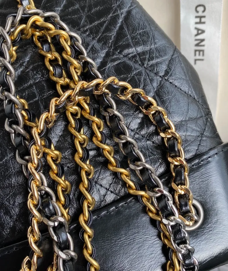 CHANEL retro backpack size:24*23*11.5