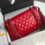 Chanel patent leather pouch size:25.5cm Ident No.: 1112