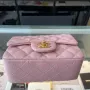 Light Silver Metal Bag Size: 17cm Ident No.: 01115