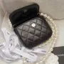CHANEL round chain bag