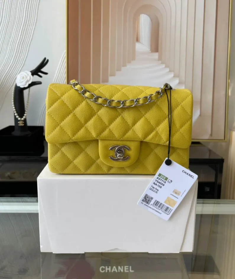 Light Silver Metal Bag Size: 20cm Ident No.: 01116