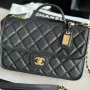 CHANEL Tofu Bun Model AS3653# Size: 25 X21.5 X7 cm 3652# 17 X20.5 X6 cm